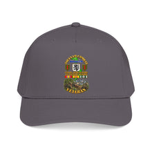 Load image into Gallery viewer, Mid Profile Baseball Cap - Vietnam Veteran Combat - 2nd Bn, 28th Infantry - 1st ID - with VN SVC - with Combat Scene - 3D - Transparent
