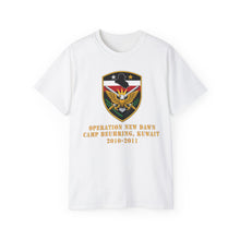 Load image into Gallery viewer, Unisex Ultra Cotton Tee - Operation New Dawn - Camp Beuhring, Kuwait - 2010-2011 - T-Shirts - Classic
