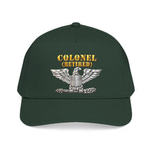Load image into Gallery viewer, Mid Profile Baseball Cap - Colonel - Retired - 3D - Enhanced
