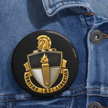 Load image into Gallery viewer, Custom Pin Buttons - DUI - John F. Kennedy Special Warfare Center and School wo txt - 3D - Enhanced
