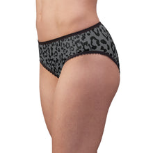 Load image into Gallery viewer, Women&#39;s Briefs - Leopard Camouflage - Battleship Color
