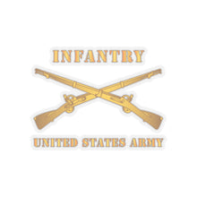 Load image into Gallery viewer, Kiss-Cut Stickers - Army - Infantry - Branch - US Army X 300
