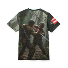 Load image into Gallery viewer, AOP - WWII US Soldier in Hand to Hand jungle fight with Japanese Soldier
