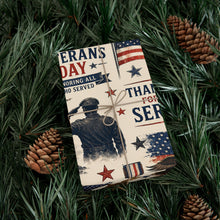 Load image into Gallery viewer, Gift Wrap Paper — Vintage Veterans Day Tribute Pattern
