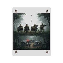 Load image into Gallery viewer, Acrylic Wall Art Panel - Jungle Drug Lab Destruction wo Explosions
