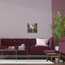 Load image into Gallery viewer, Indoor and Outdoor Silk Posters - M3A1 - 9th Armor Division Attack - WWII
