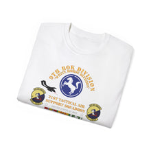 Load image into Gallery viewer, Unisex Ultra Cotton Tee - USAF - 21st Tactical Air Support Squadron - 9th Infantry Division - ROK w VN SVC X 300
