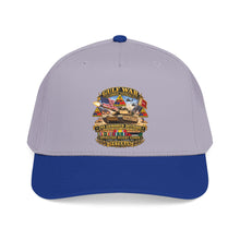 Load image into Gallery viewer, Mid Profile Baseball Cap - Army - Desert Storm - 2nd Armored Div - Combat Vereran Veteran w GULF SVC - 3D - Enhanced
