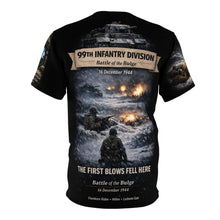 Load image into Gallery viewer, Battle of the Bulge Tribute Tee — 99th Infantry Division WWII Veterans
