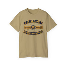 Load image into Gallery viewer, Unisex Ultra Cotton Tee - USCG - Marine Safety - Auxiliary w txt - 3D - Enhanced

