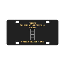 Load image into Gallery viewer, Army - Chief Warrant Officer 4 - CW04 - Flat - X 300 Classic License Plate
