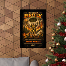 Load image into Gallery viewer, Matte Poster - Operation Firefly - 555th Parachute Infantry
