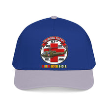 Load image into Gallery viewer, Mid Profile Baseball Cap - Army - 57th Medical Co - Original Dustoff - Vietnam w VN SVC - 3D - Enhanced
