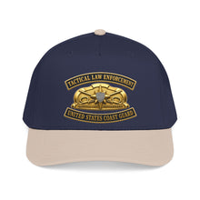 Load image into Gallery viewer, Mid Profile Baseball Cap - USCG - Tactical Law Enforcement w txt - 3D - Enhanced
