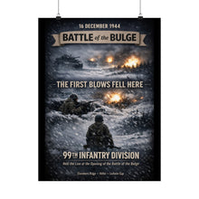 Load image into Gallery viewer, Matte Poster - 99th Infantry Division - Battle of the Bulge
