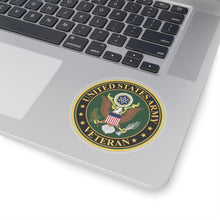 Load image into Gallery viewer, Kiss-Cut Stickers - Army - US Army Veteran
