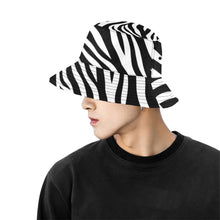 Load image into Gallery viewer, Men's All Over Print Bucket Hat - Zebra-stripe

