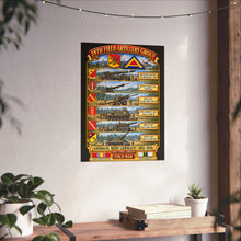 Load image into Gallery viewer, Matte Poster - 18th Field Artillery Group - POSTER - COLD WAR - Germany - 3D - Transparent
