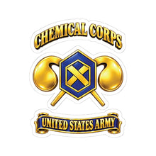 Load image into Gallery viewer, Kiss-Cut Stickers - Army - Chemical Corps - 3D - Enhanced
