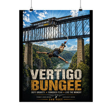 Load image into Gallery viewer, Vertigo Bungee Matte Poster — "Leap Into the Extraordinary"

