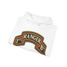 Load image into Gallery viewer, Hoodie – Army - 1st Ranger Battalion - Ranger Scroll - 3D - Enhanced
