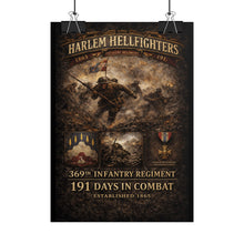 Load image into Gallery viewer, Rolled Posters - 369th Infantry Regiment - Assault across No Man's Land - WWI - Poster 1
