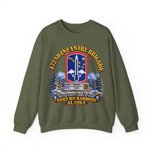 Load image into Gallery viewer, Crewneck Sweatshirt - 172nd Infantry Brigade - Ft Richardson, Alaska - 3D - Enhanced
