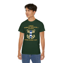 Load image into Gallery viewer, Unisex Ultra Cotton Tee - Navy - Chief Warrant Officer 4 - CW04 - Retired
