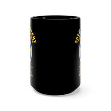 Load image into Gallery viewer, Black Mug 15oz - Army - 56th Artillery Command - Pershing - Bismarck Kaserne
