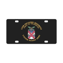 Load image into Gallery viewer, COA - 13th Infantry Regiment X 300 Classic License Plate
