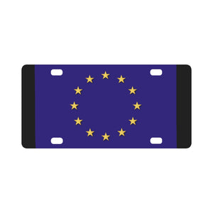 Flag - European Union Classic License Plate