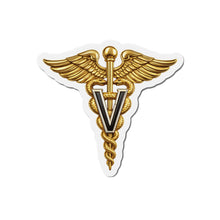 Load image into Gallery viewer, Die-Cut Magnet - Army Veterinary Corps Branch Insignia - 3D
