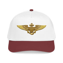 Load image into Gallery viewer, Mid Profile Baseball Cap - USCG - Aviator Badge wo txt - 3D - Enhanced
