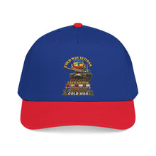 Load image into Gallery viewer, Mid Profile Baseball Cap - Army - Cold War Vet - 4th Bn 73rd Armor - 1st Inf Div - Panzer Kaserne Boblingen, FRG - M60A1 Tank w COLD SVC - 3D Enhanced X 300
