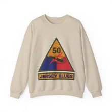 Load image into Gallery viewer, Crewneck Sweatshirt - SSI - 50th Armored Division w Name Tape X 300
