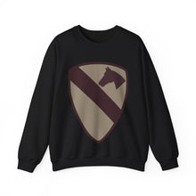 Load image into Gallery viewer, Crewneck Sweatshirt  - SSI - 1st Cavalry Division - Subdued Desert X 300
