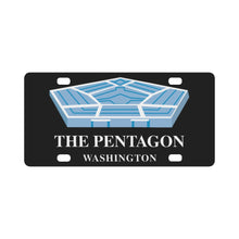 Load image into Gallery viewer, Army - The Pentagon w Bldg - Txt X 300 Classic License Plate
