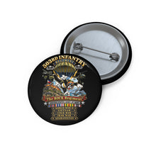 Load image into Gallery viewer, Custom Pin Buttons - Army - 503rd Parachute Infantry Regiment - The Rock Regiment - Wars - 3D - Enhanced
