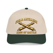 Load image into Gallery viewer, Mid Profile Baseball Cap - Field Artillery - King of Battle - 3D - Enhanced
