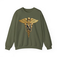 Load image into Gallery viewer, Crewneck Sweatshirt - Army Nurse Corps Branch Insignia - 3D - Enhanced
