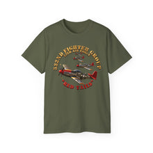 Load image into Gallery viewer, Unisex Ultra Cotton Tee - 332nd Fighter Group Red Tails emblem

