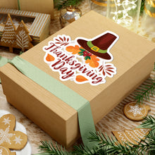 Load image into Gallery viewer, Kiss-Cut Stickers - Thanksgiving Day - Happy Thanksgiving Day
