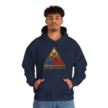 Load image into Gallery viewer, Hoodie – SSI - 761st Tank Battalion SSI w Name Tape - 3D Enhanced
