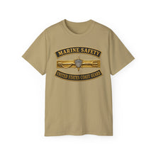 Load image into Gallery viewer, Unisex Ultra Cotton Tee - USCG - Marine Safety w txt - 3D - Enhanced
