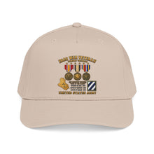 Load image into Gallery viewer, Mid Profile Baseball Cap - Army - Iraq War Veteran - 3rd Infantry Division - 3D - Enhanced
