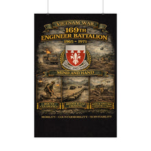 Load image into Gallery viewer, Rolled Posters - 169th Engineer Battalion - 1965 - 1971
