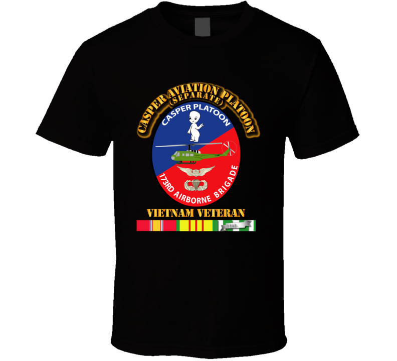 Casper Aviation Platoon - Vietnam Veteran - w Txt Classic T Shirt, Crewneck Sweatshirt, Hoodie, Long Sleeve