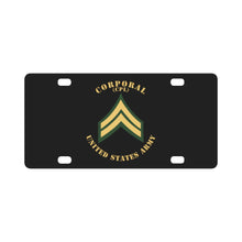 Load image into Gallery viewer, Army - Corporal - CPL - Flat X 300 Classic License Plate
