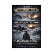 Load image into Gallery viewer, Matte Poster - 99th Infantry Division - Battle of the Bulge
