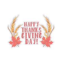 Load image into Gallery viewer, Kiss-Cut Stickers - Happy Thanksgiving Day
